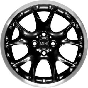 Mini R98 Web Spoke Black Alloy Wheel for MINI Hatchback R56 - Sizes 17in