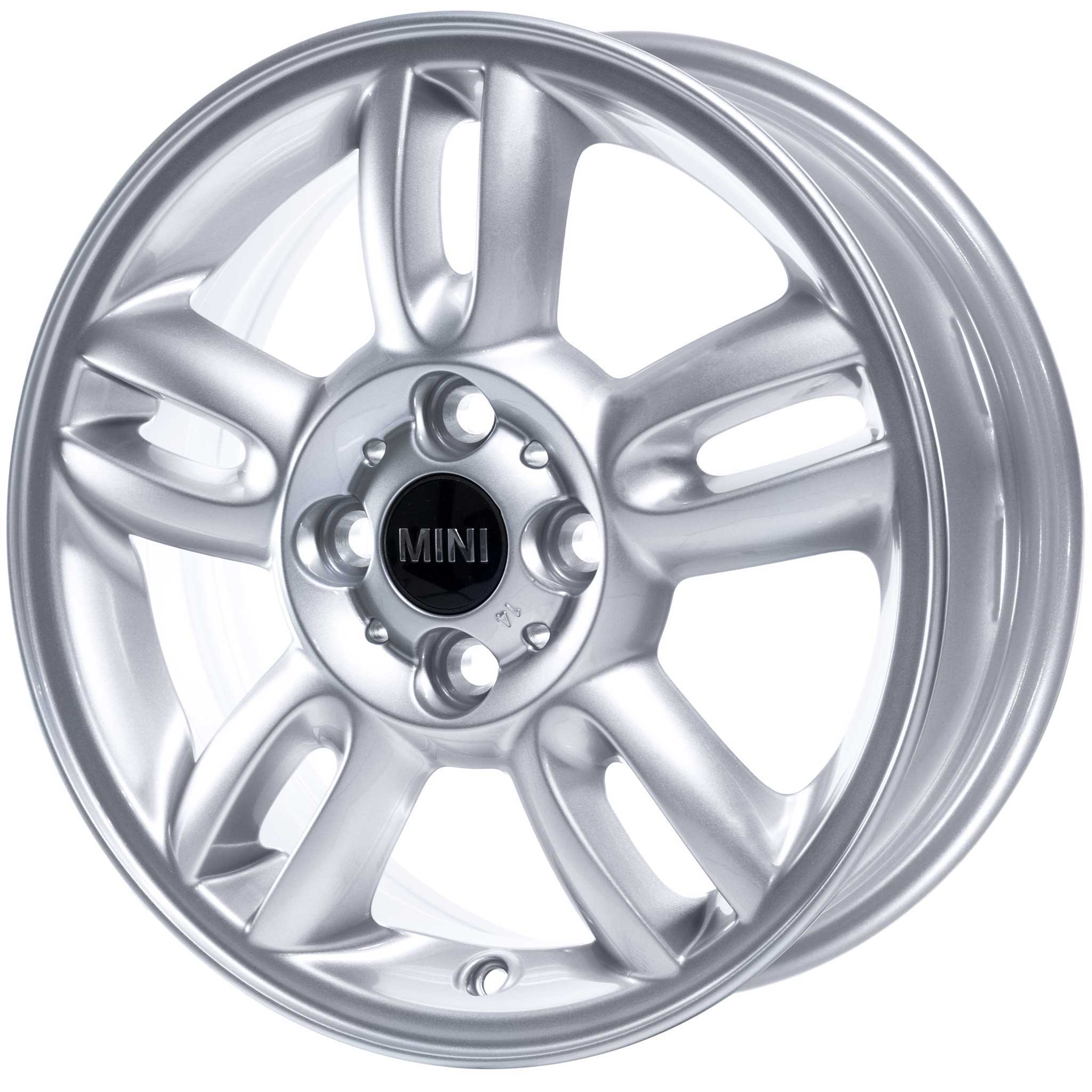 Mini R118 5-Star Twin Spoke Silver Alloy Wheel Product Image #2