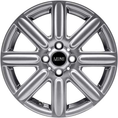 Mini R115 Rib Spoke Silver Alloy Wheel Product Image #1