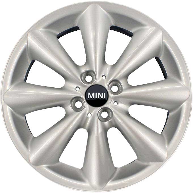 Mini R121 Conical Spoke Silver Alloy Wheel Product Image #1