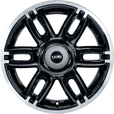 Mini R128 Twin Spoke Black Alloy Wheel Product Image #1