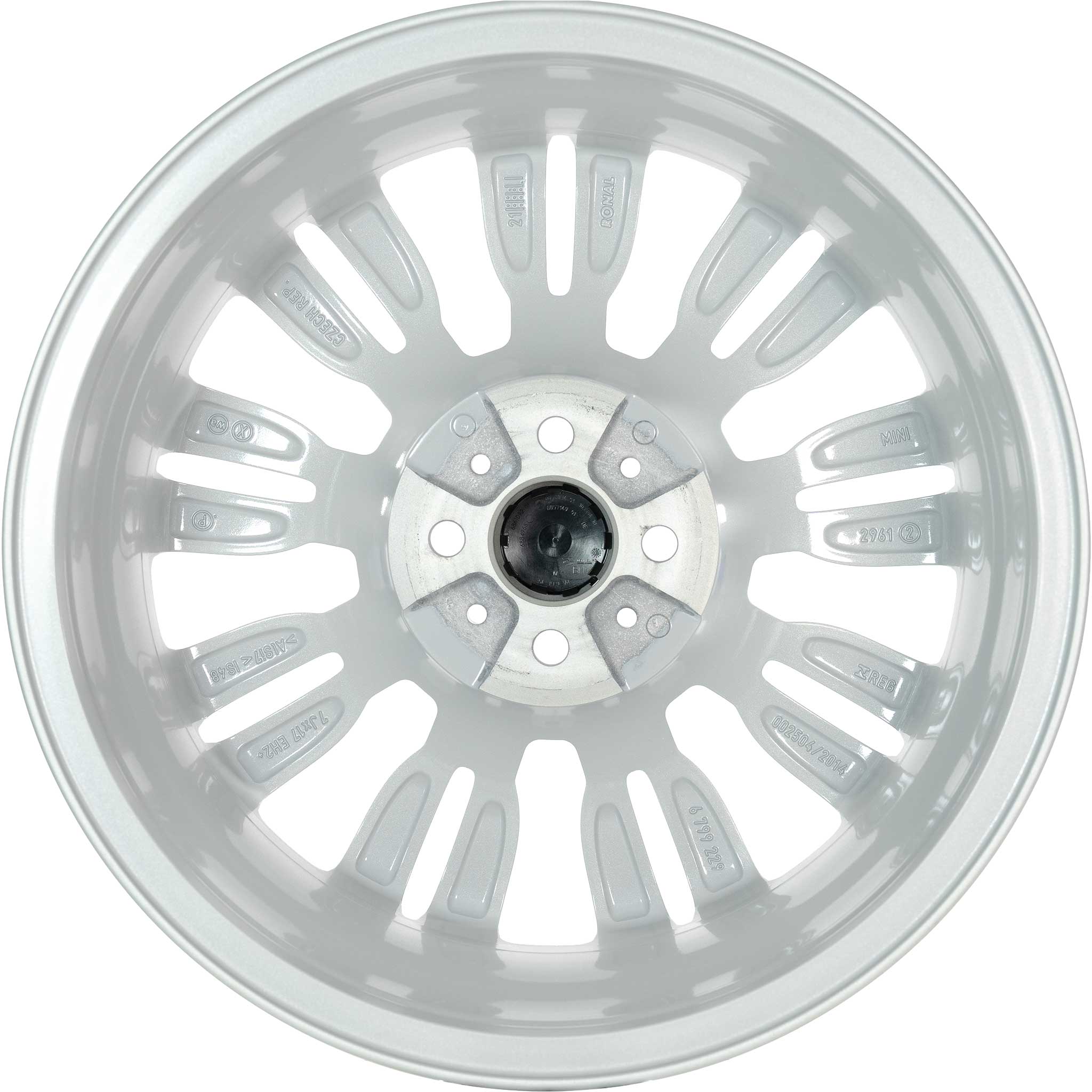 Mini R130 Twin Blade Spoke Silver Alloy Wheel Product Image #3