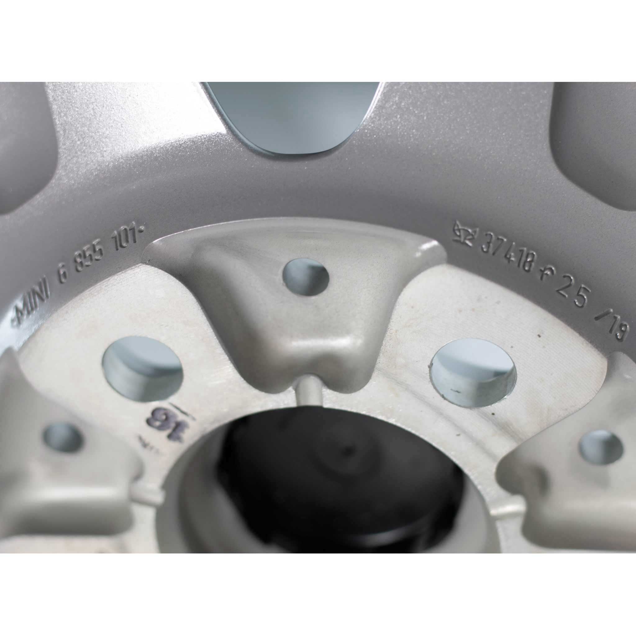 Mini 492 Heli Spoke Silver Alloy Wheel Product Image #5