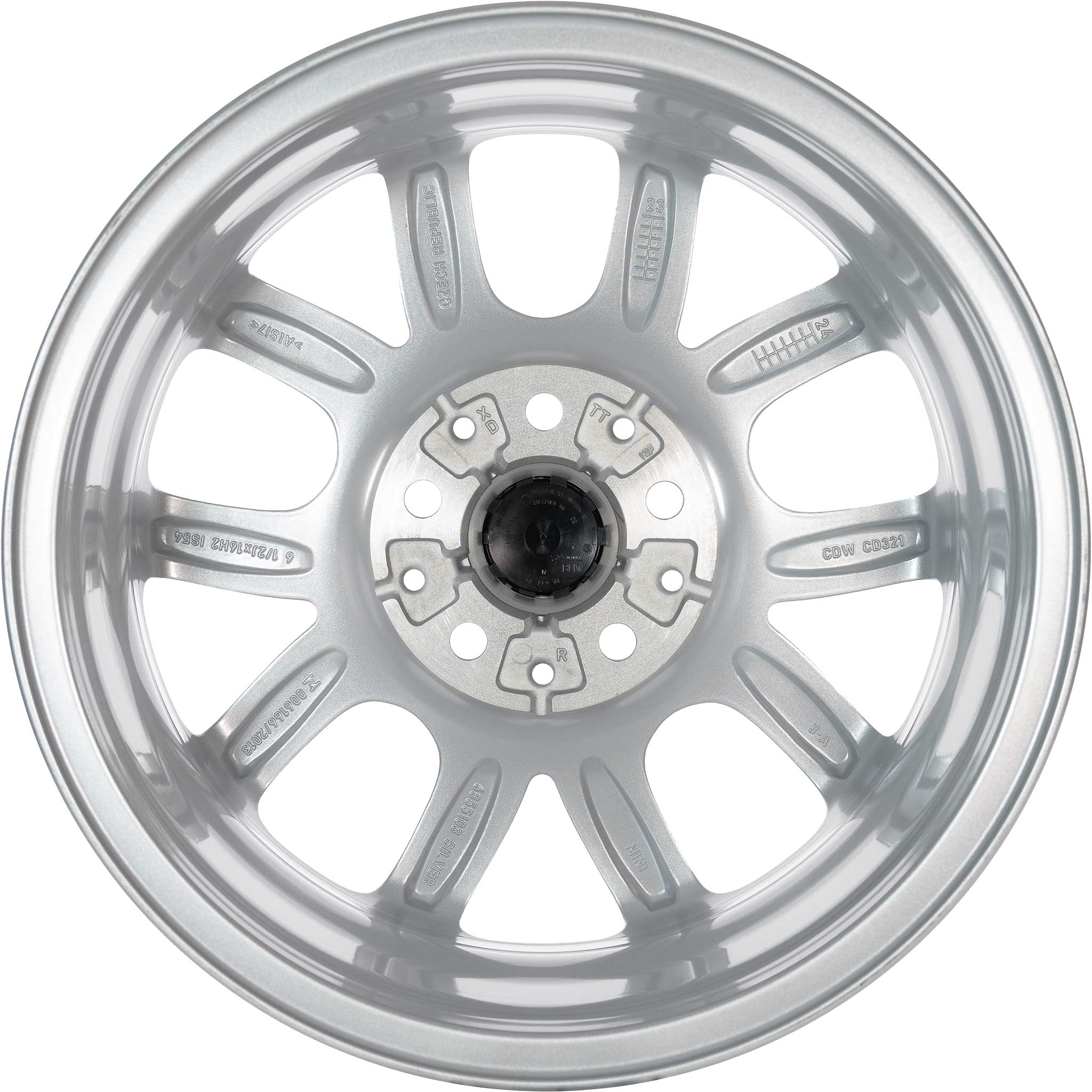 Mini 494 Loop Spoke Silver Alloy Wheel Product Image #3