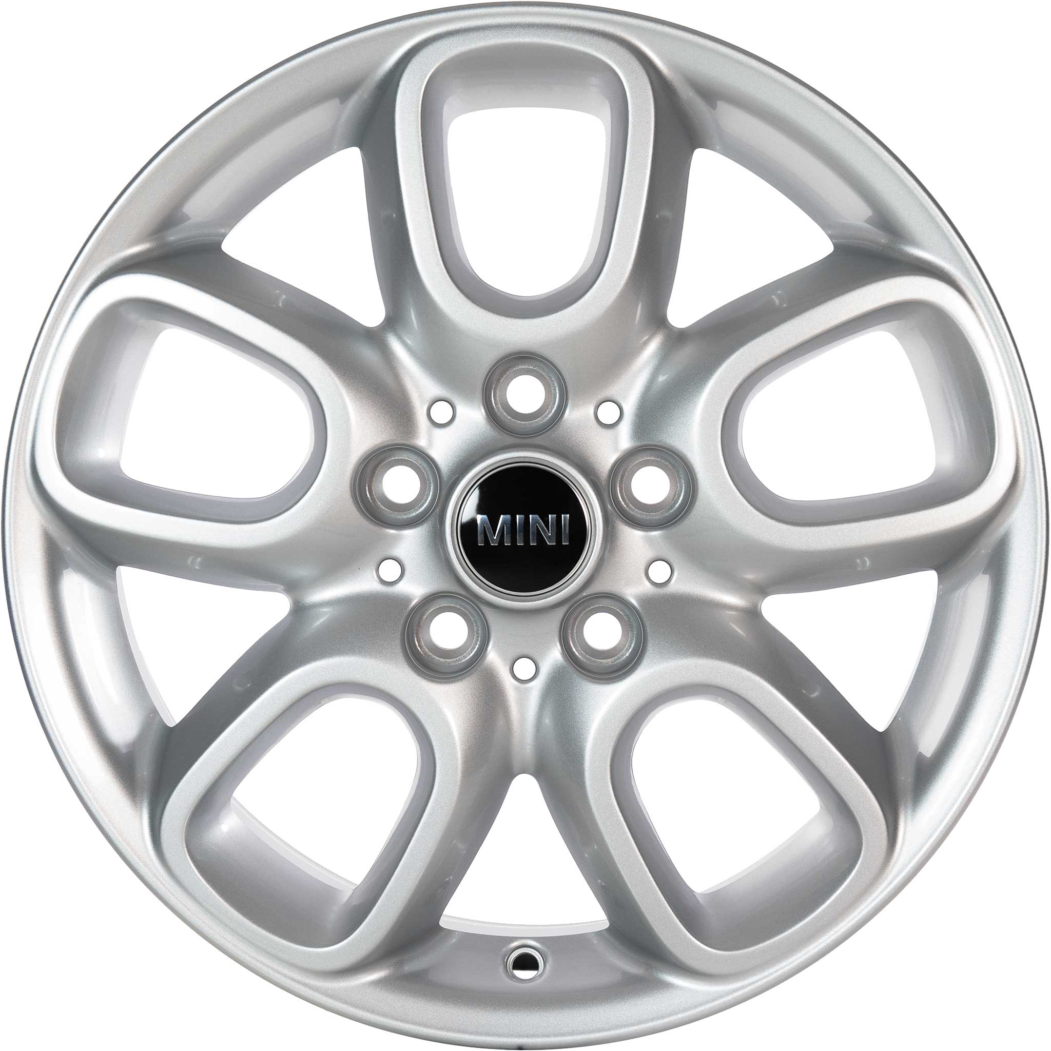 Mini 494 Loop Spoke Silver Alloy Wheel Product Image #1