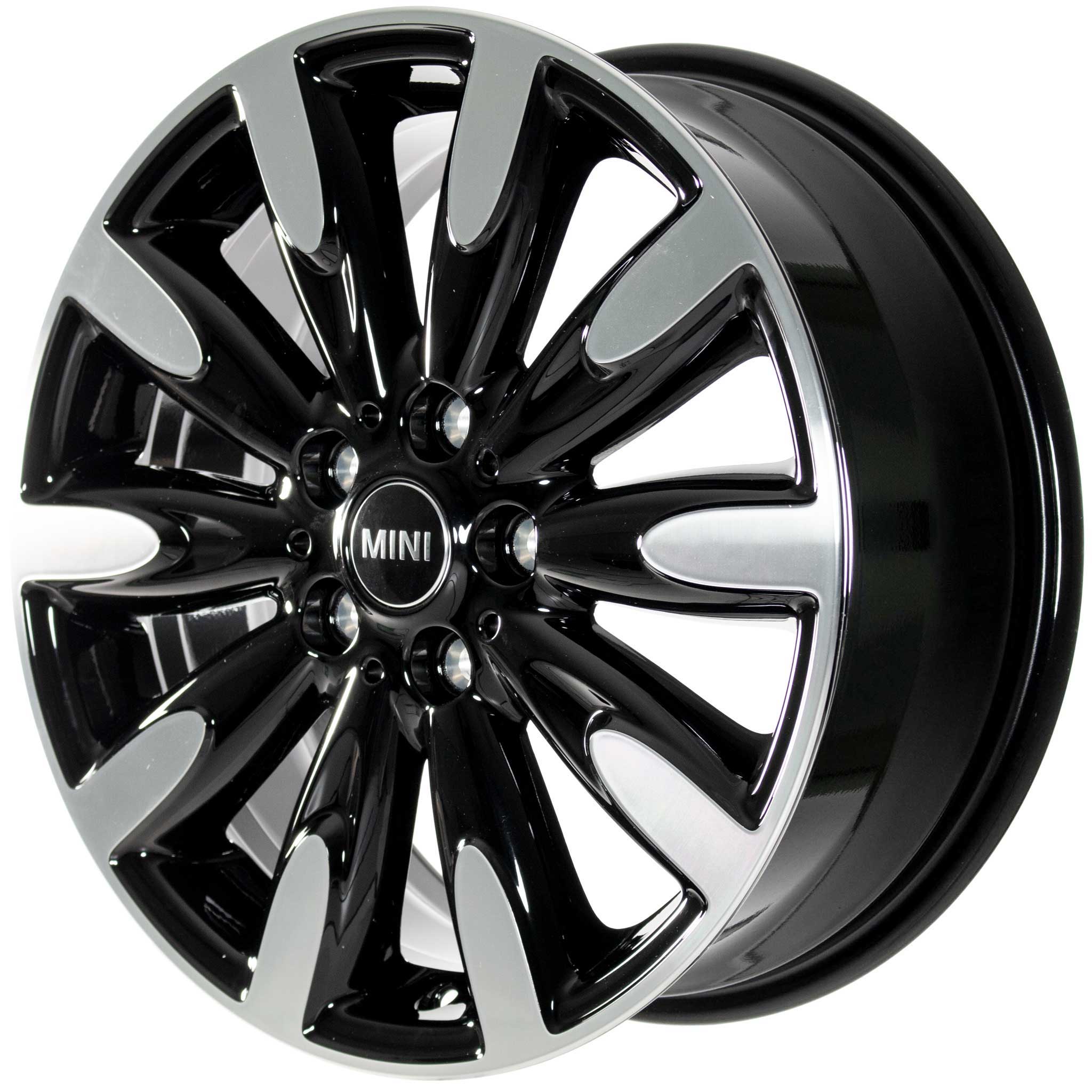 Mini 502 Roulette Spoke Polished Black Alloy Wheel Product Image #2