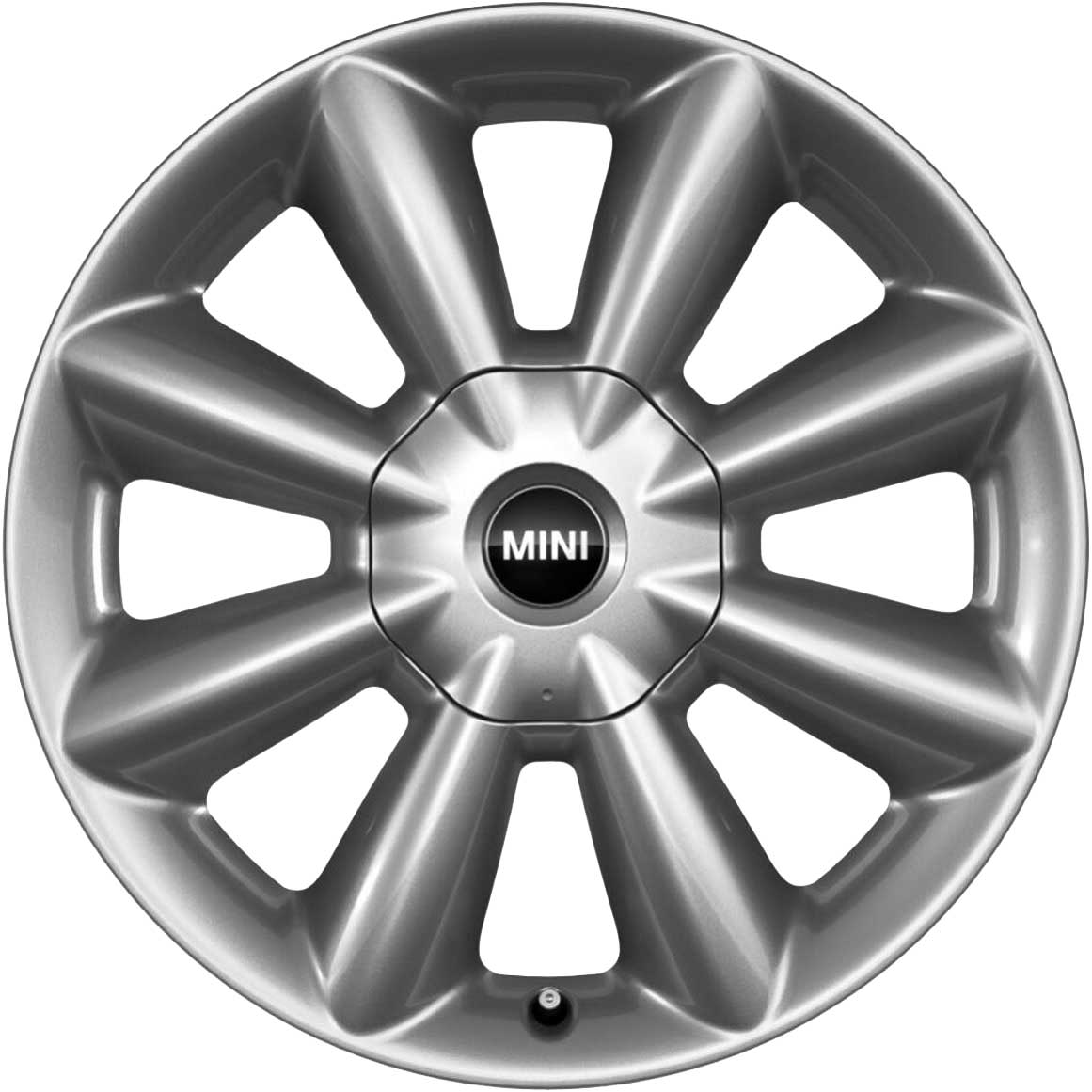 Mini 507 Cone Spoke Silver Alloy Wheel Product Image #1