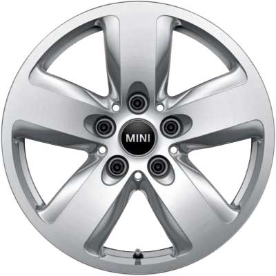 Mini 517 Revolite Spoke Polished Silver Alloy Wheel Product Image #1