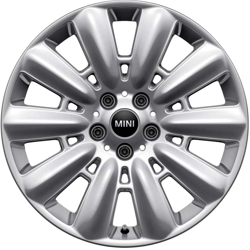 Mini 533 Pin Spoke Polished Silver Alloy Wheel Product Image #1