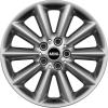 Mini 518 Vent Spoke Silver Wheel Img 1