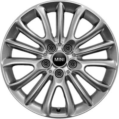 Mini 519 Net Spoke Silver Alloy Wheel Product Image #1