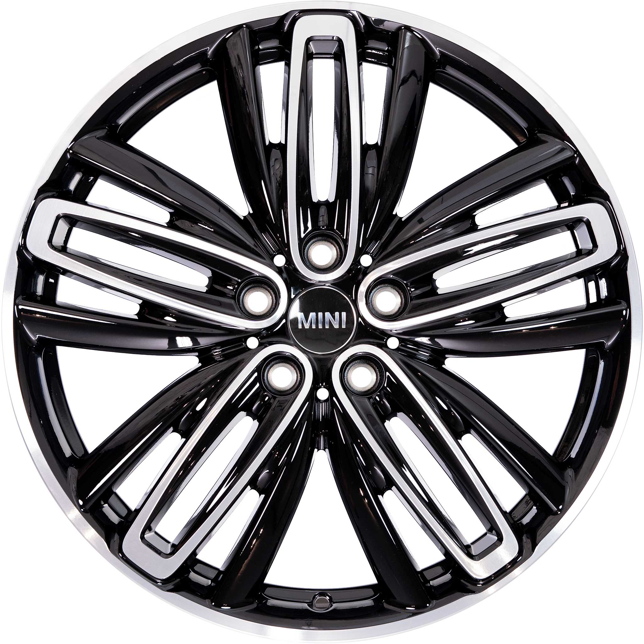 Mini 526 Radial Spoke Black with Bright Turned Alloy Wheel Product Image #1