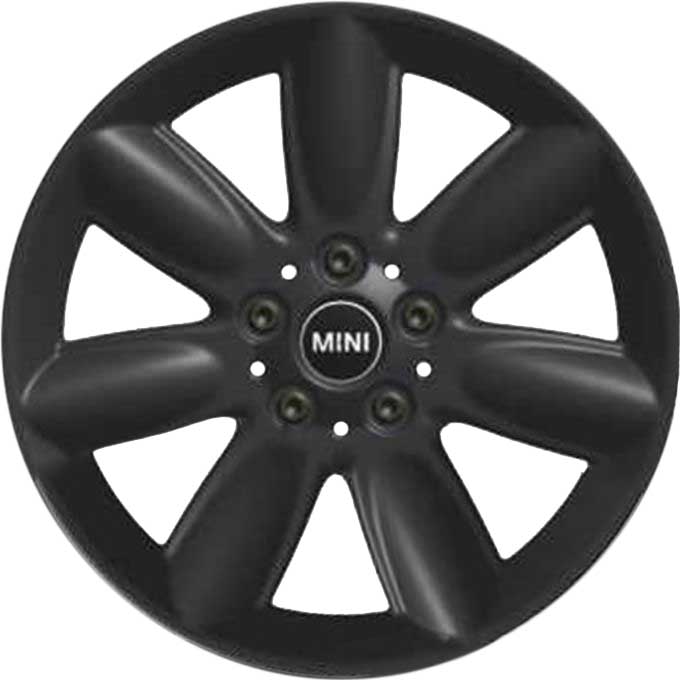 Mini 528 Bridge Spoke Black Alloy Wheel Product Image #1