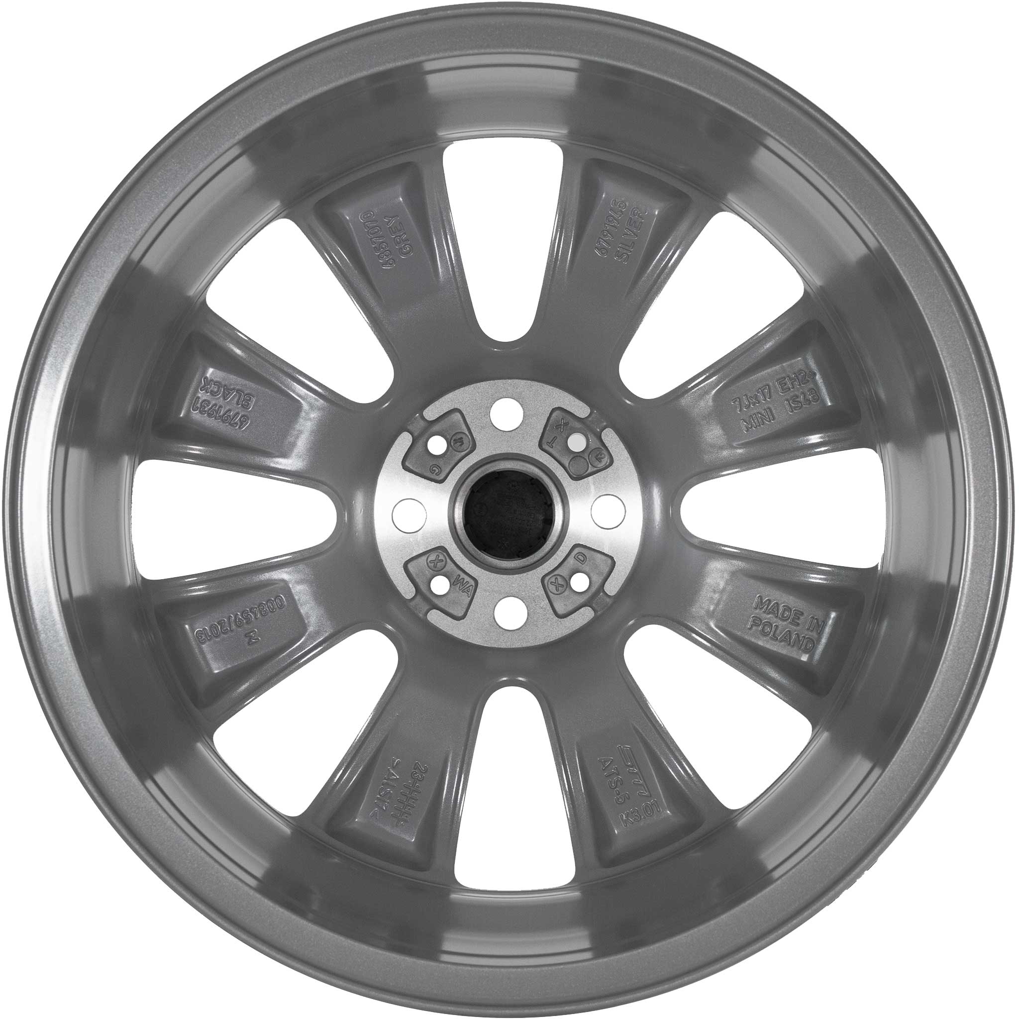 Mini R121 Conical Spoke Spheric Grey Alloy Wheel Product Image #3