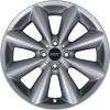 Mini R121 Conical Spoke Spheric Grey Wheel Img 1