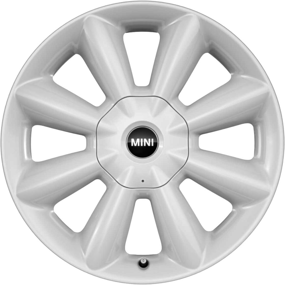 Mini 507 Cone Spoke White Alloy Wheel Product Image #1
