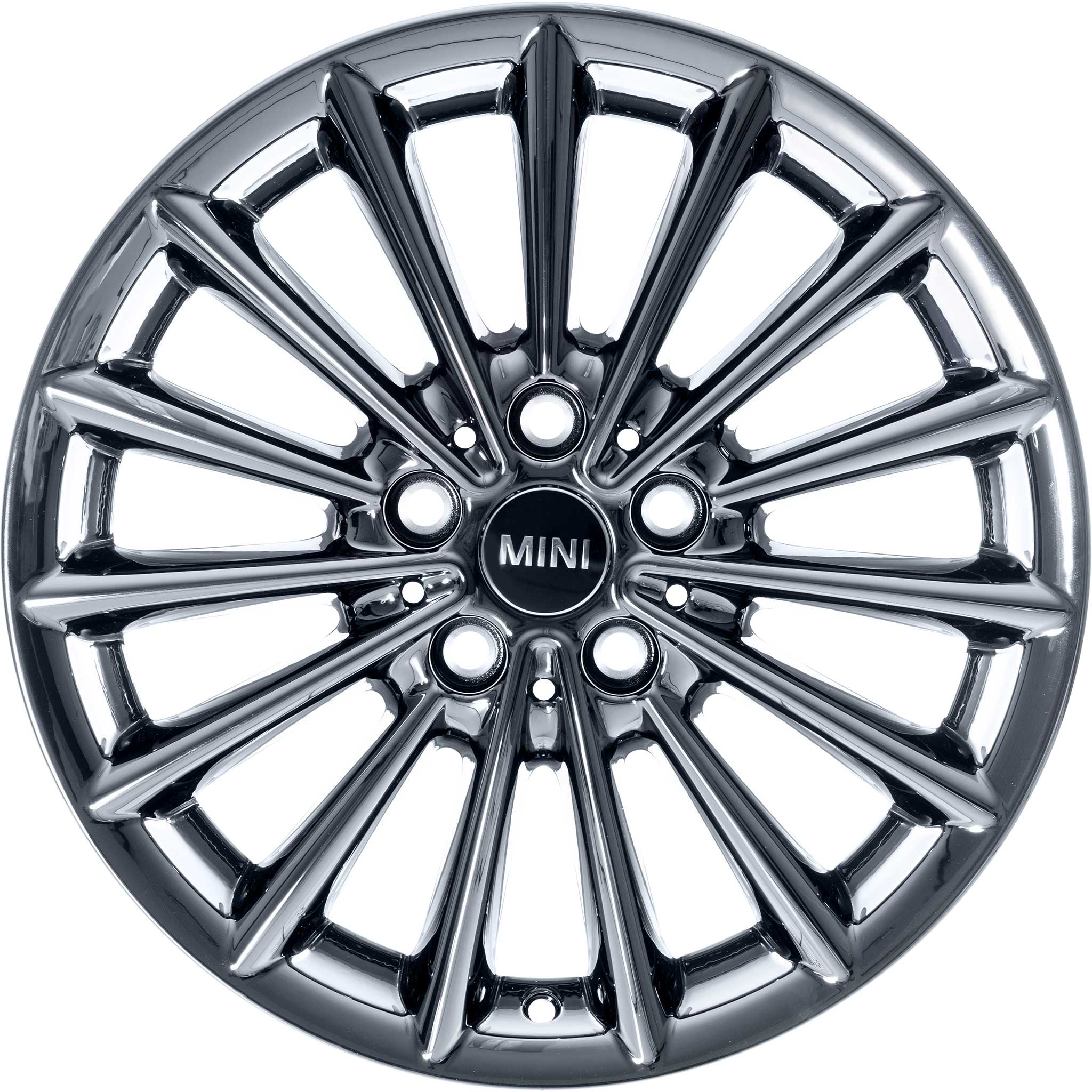 Mini 505 Multi Spoke Liquid Black Alloy Wheel Product Image #1