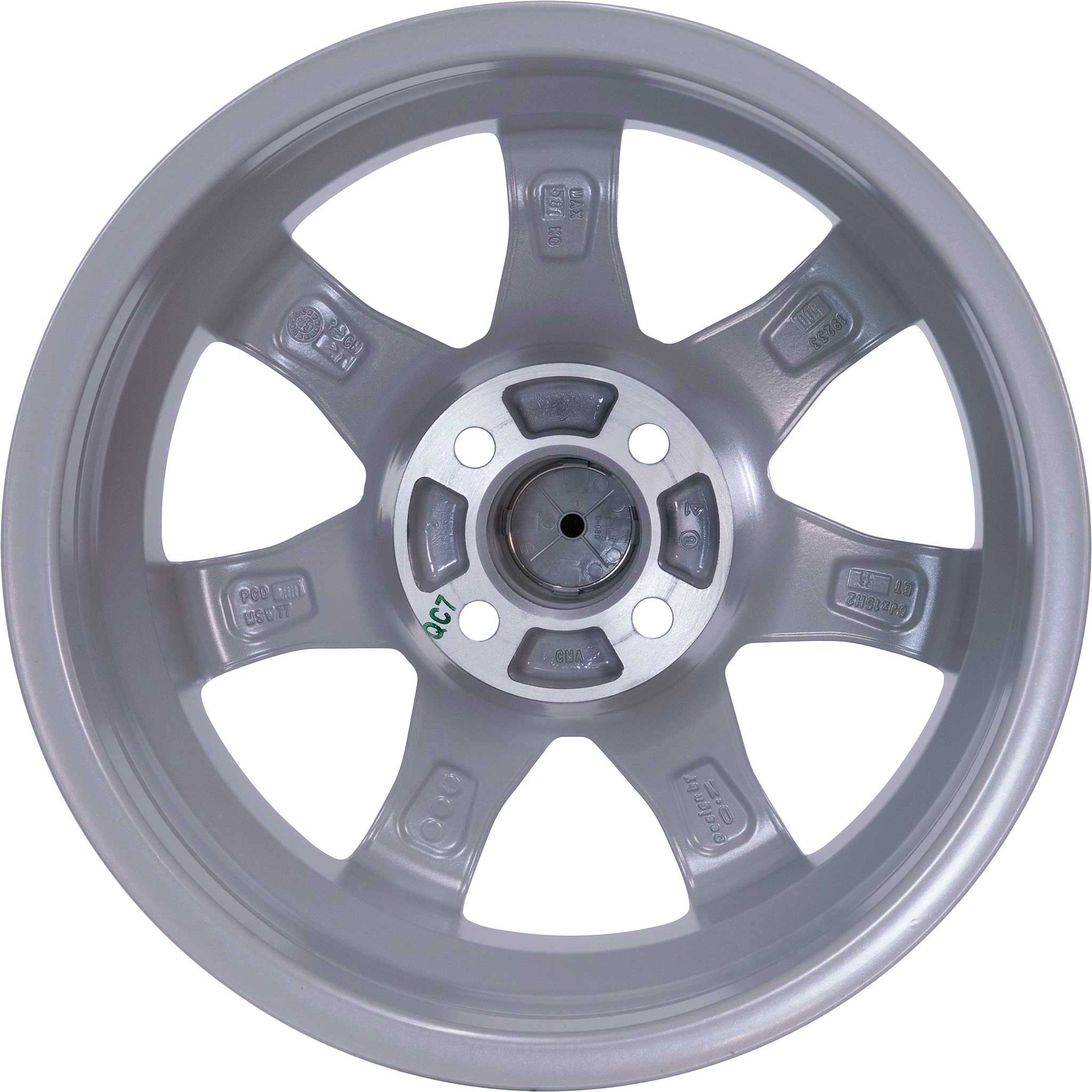 MSW 77 Full Silver Alloy Wheel Product Image #3