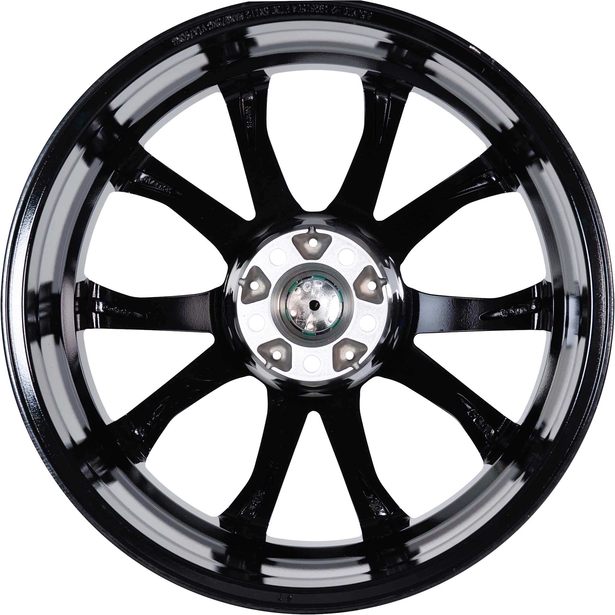 MSW 48 Gloss Black Full Polished Alloy Wheel Product Image #4