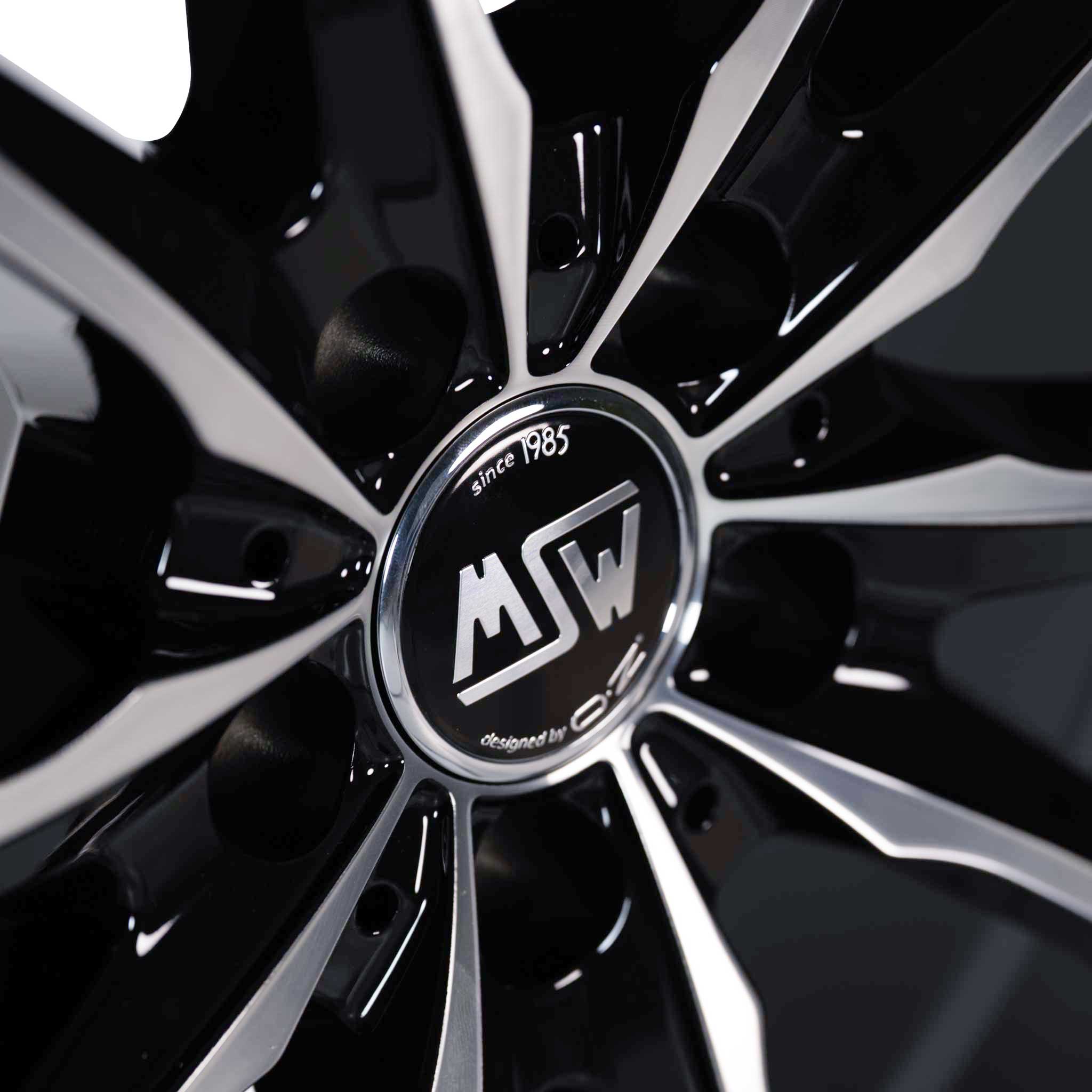 MSW 48 Gloss Black Full Polished Alloy Wheel Product Image #5