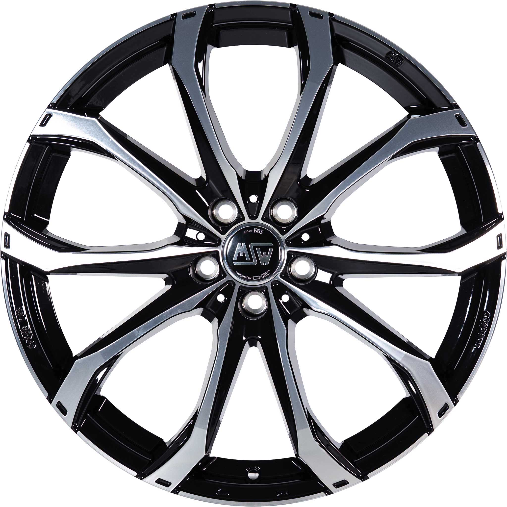 MSW 48 Gloss Black Full Polished Alloy Wheel Product Image #2