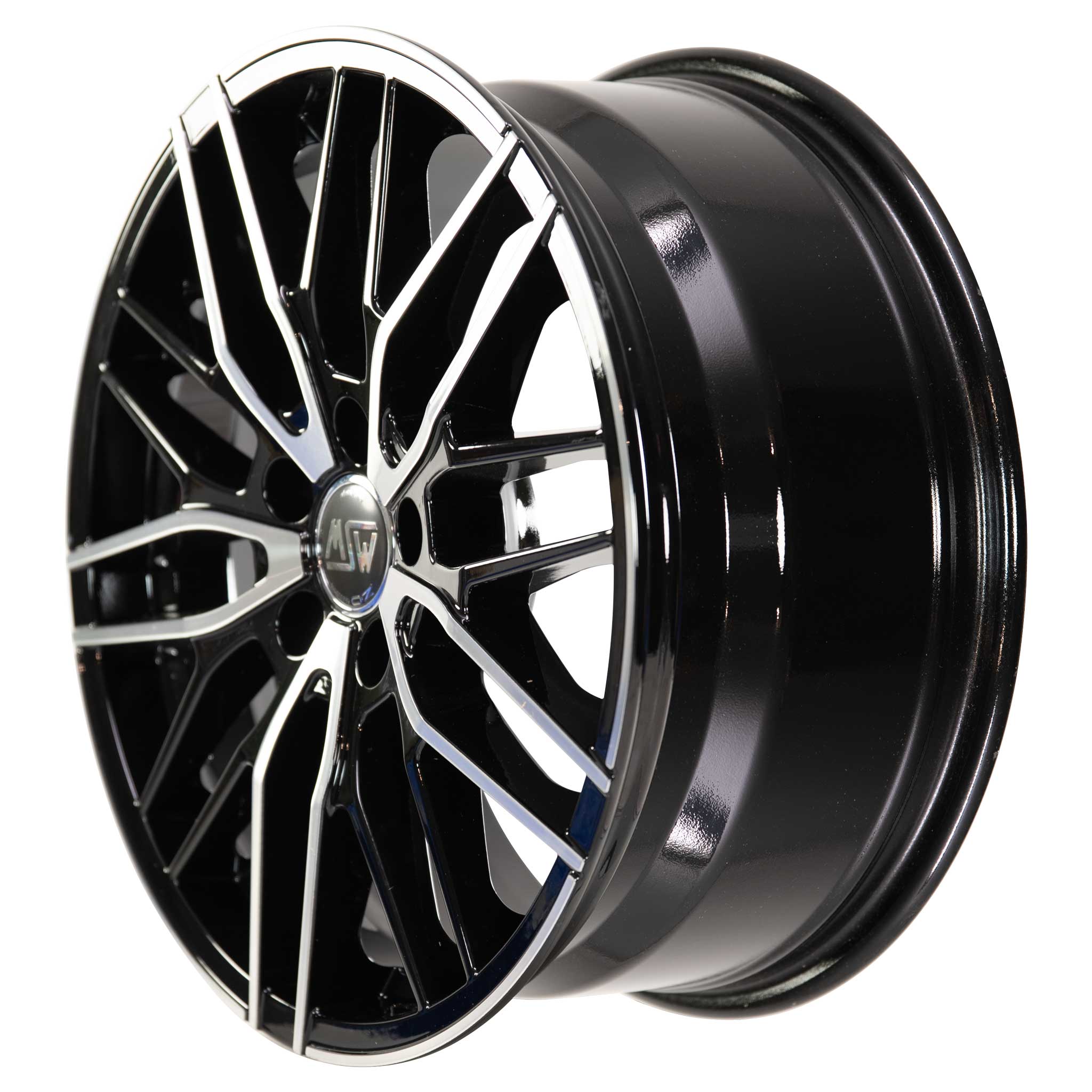 MSW 72 Gloss Black Full Polished Alloy Wheel Product Image #2