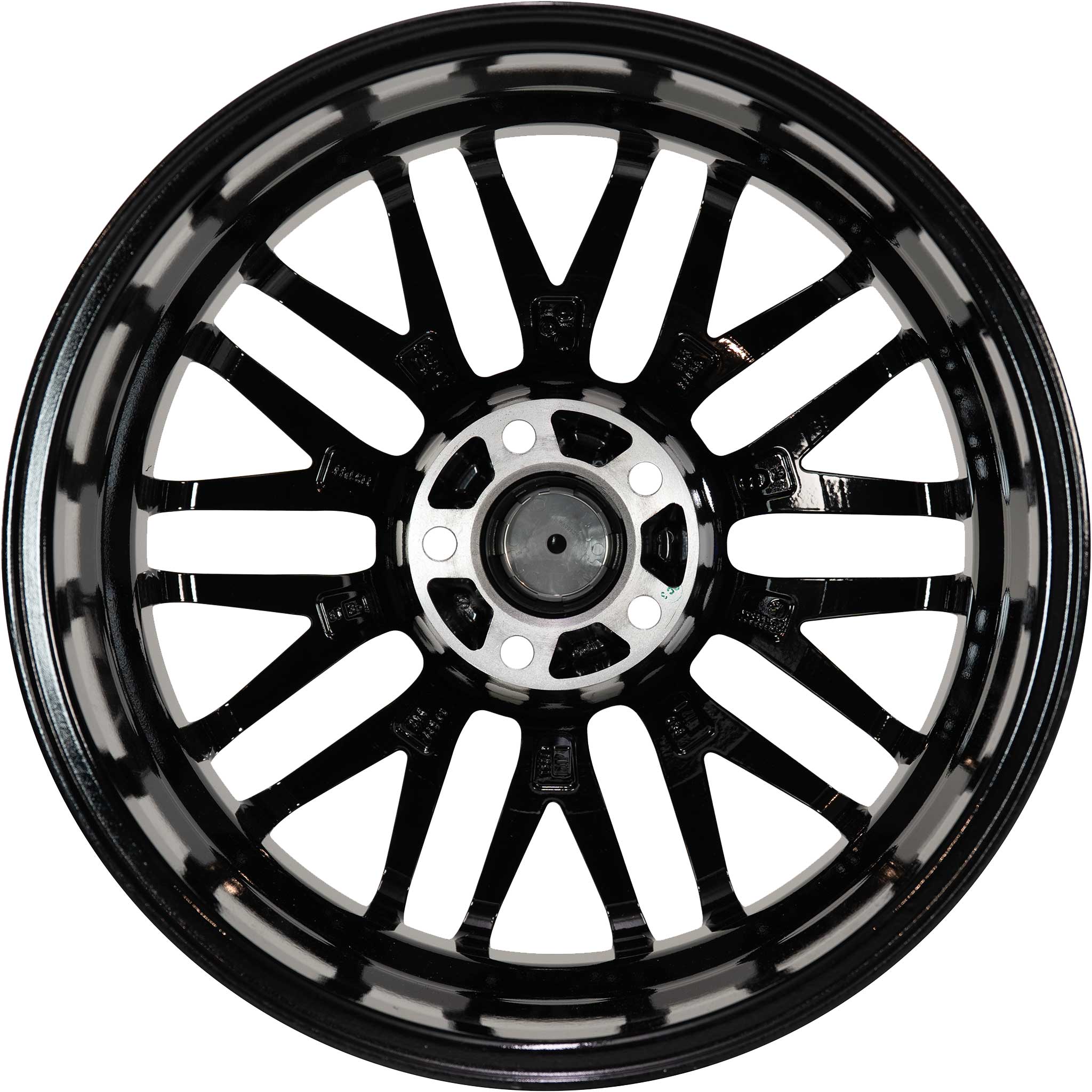 MSW 72 Gloss Black Full Polished Alloy Wheel Product Image #3
