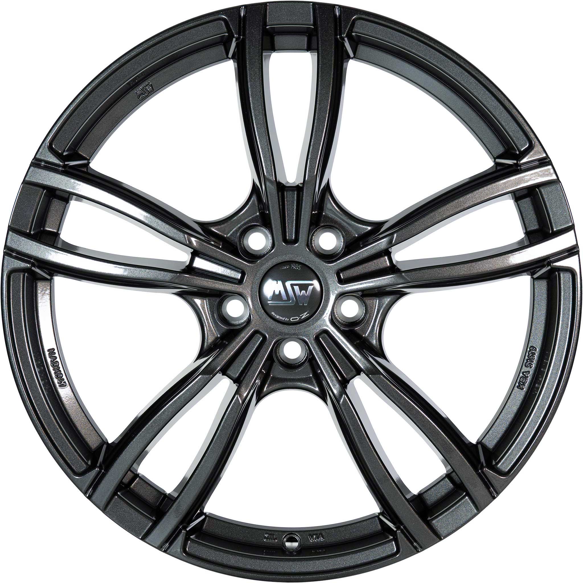 MSW 73 Gloss Dark Grey Alloy Wheel Product Image #1