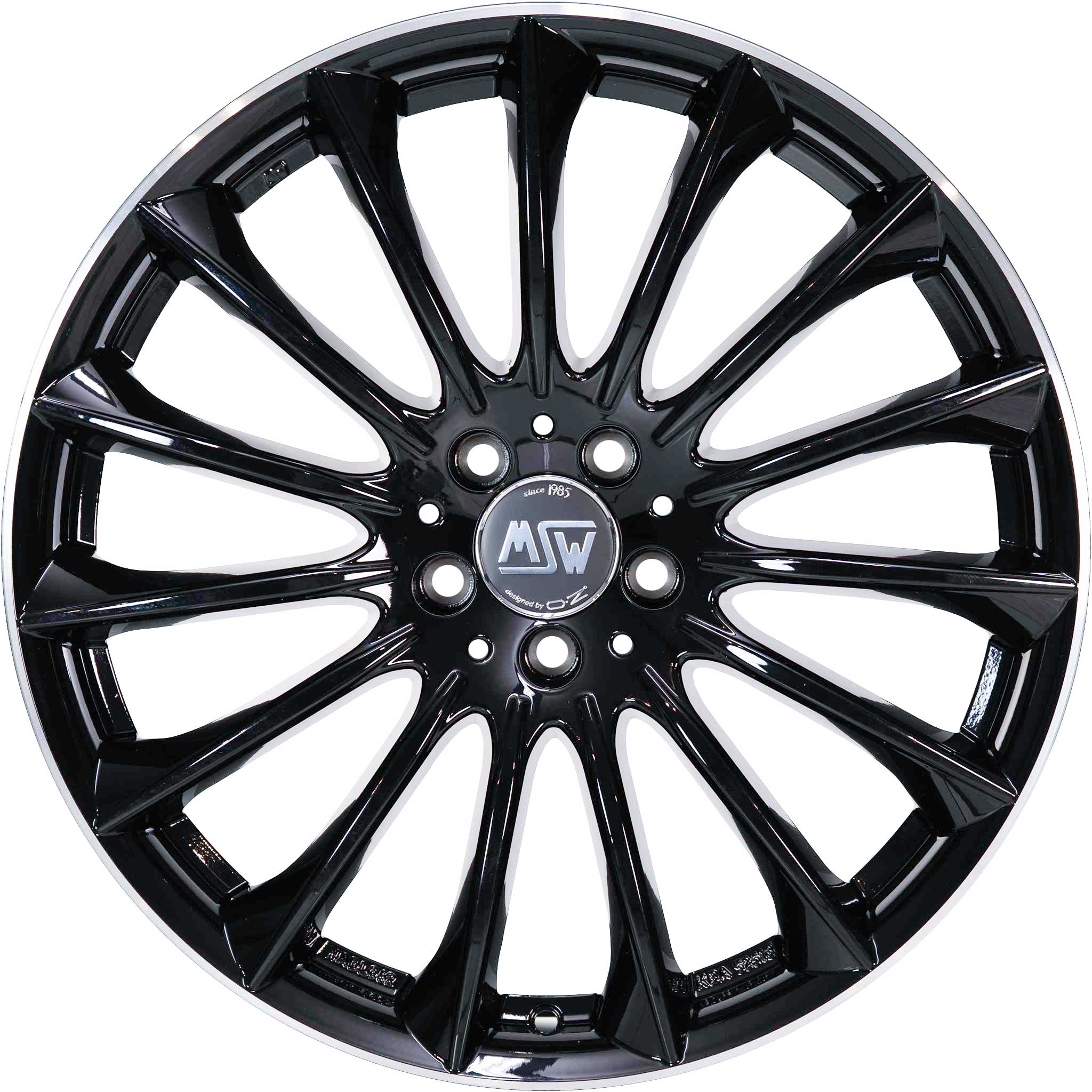 MSW 30 Gloss Black Diamond Lip Alloy Wheel Product Image #3
