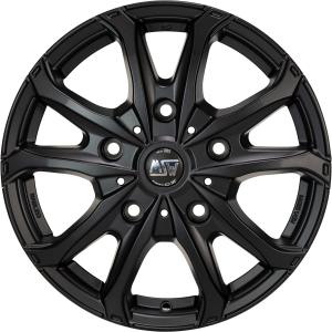 MSW 48 Van Matt Black Alloy Wheel - Sizes 15in, 16in, 17in, 18in