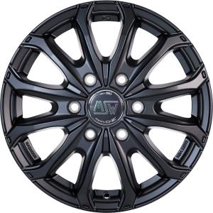 MSW 48 Van 6L Matt Black Alloy Wheel - Sizes 16in