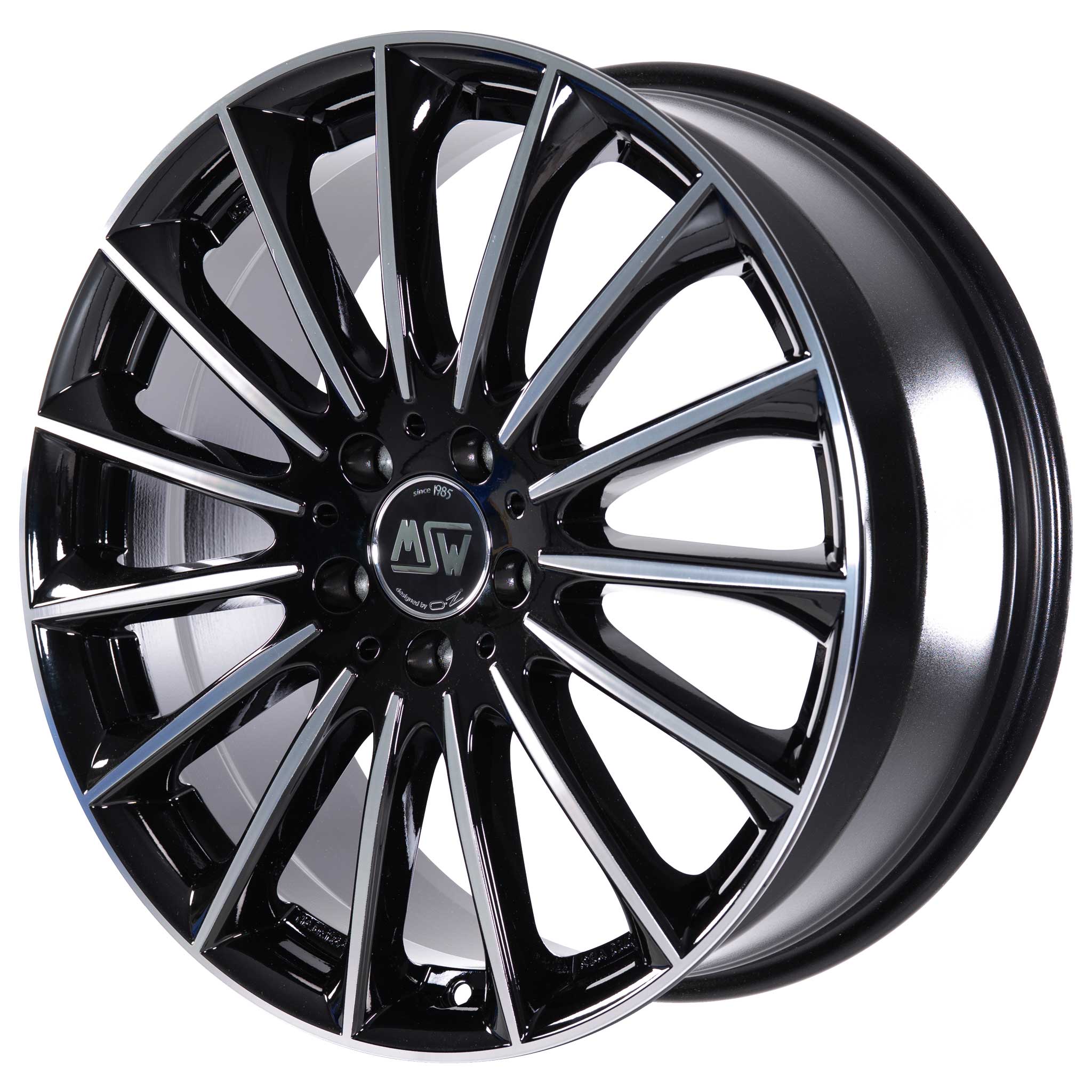 MSW 30 Gloss Black Full Polish Alloy Wheel Product Image #3