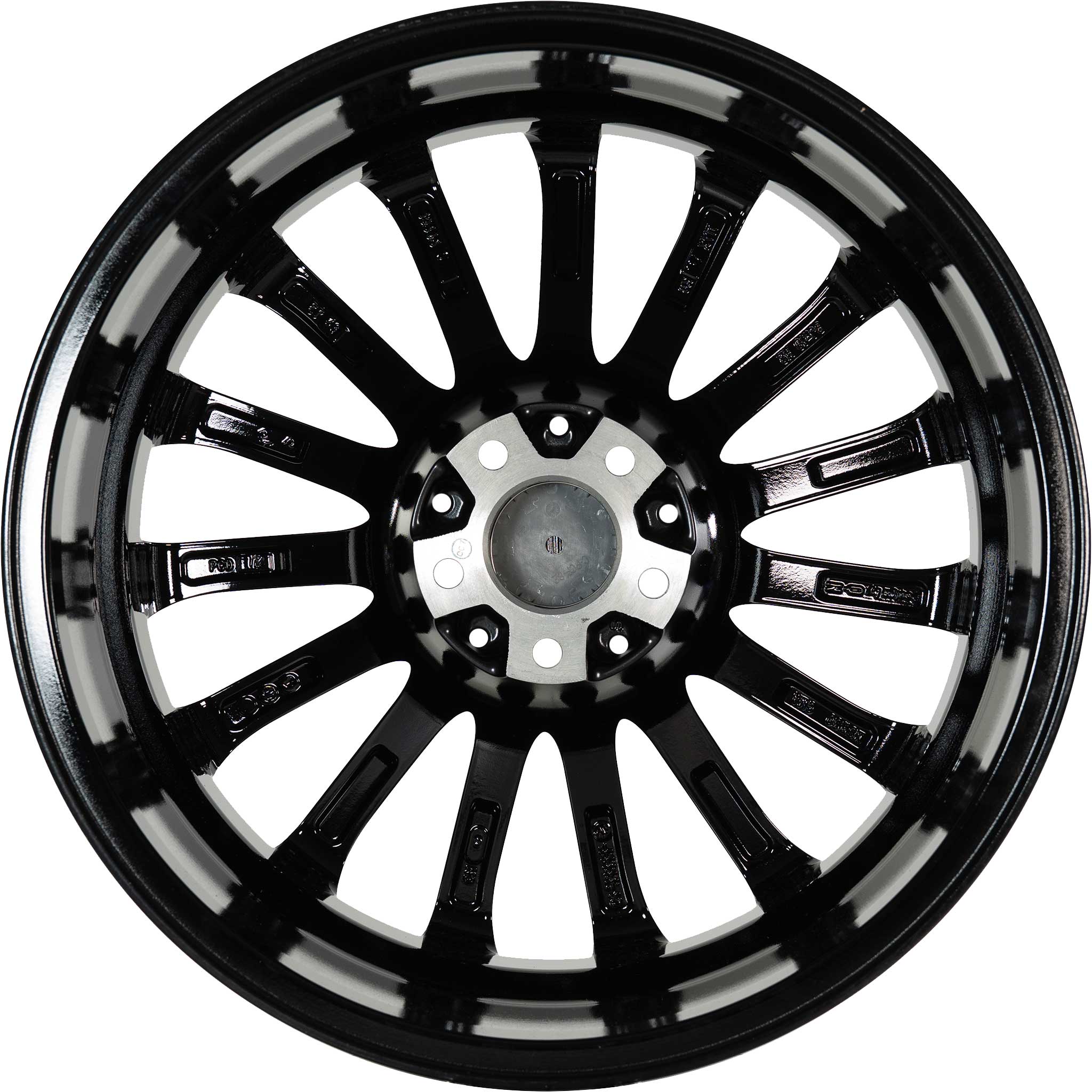 MSW 30 Gloss Black Full Polish Alloy Wheel Product Image #4