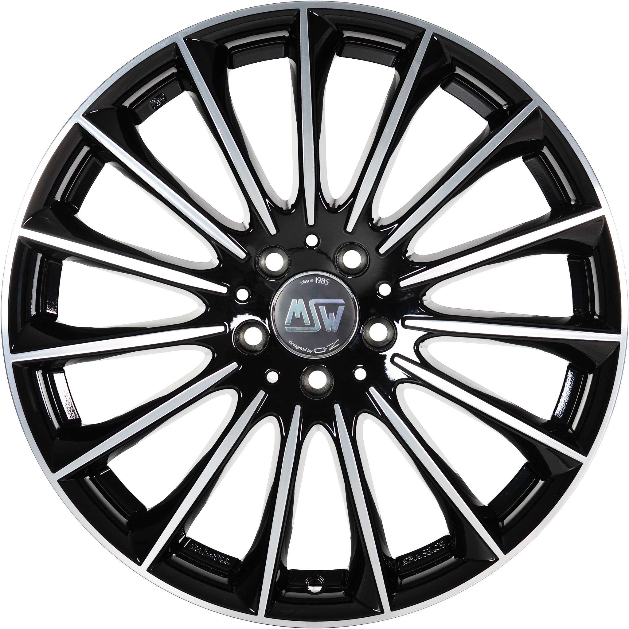 MSW 30 Gloss Black Full Polish Alloy Wheel Product Image #2
