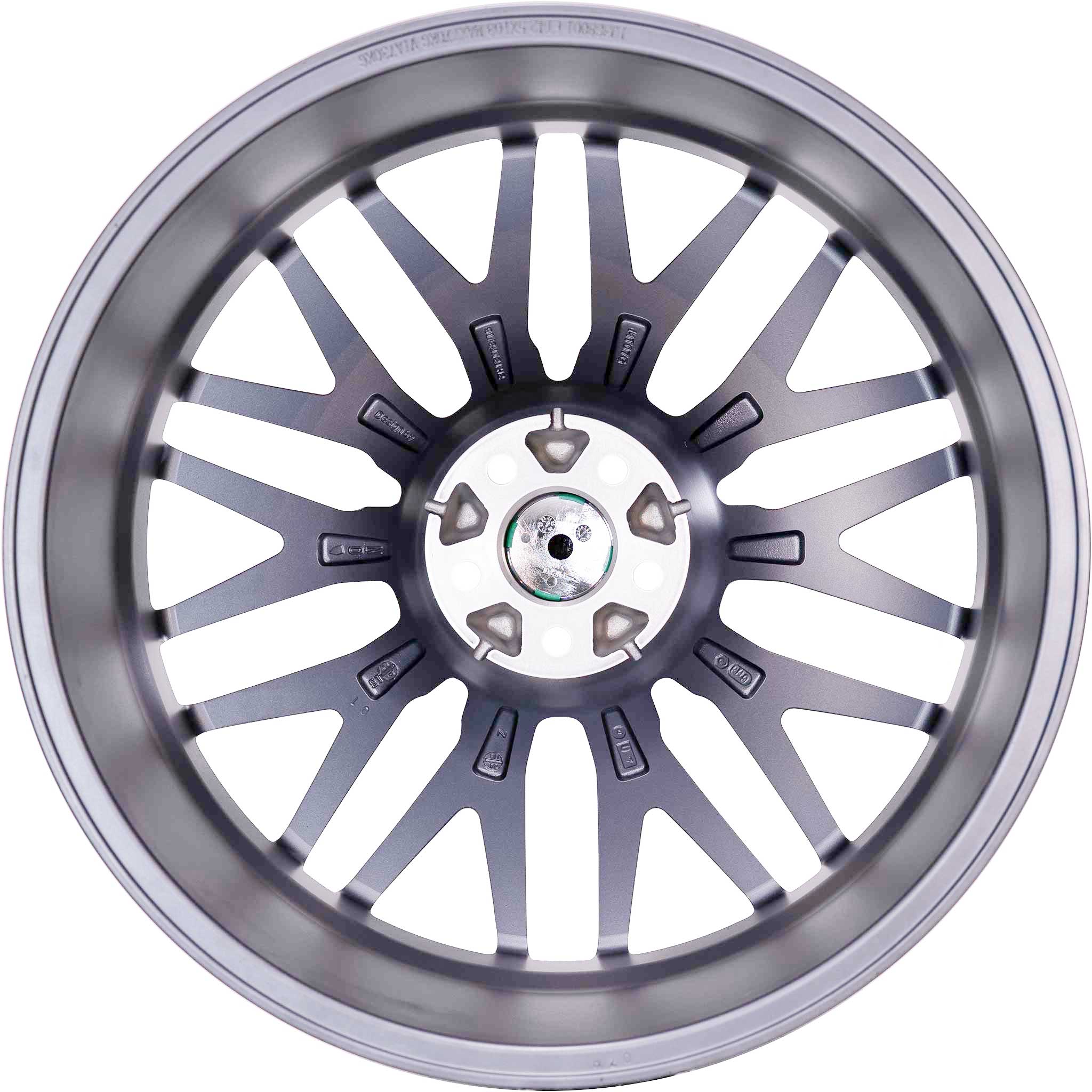 MSW 50 Gunmetal Polished Alloy Wheel Product Image #3