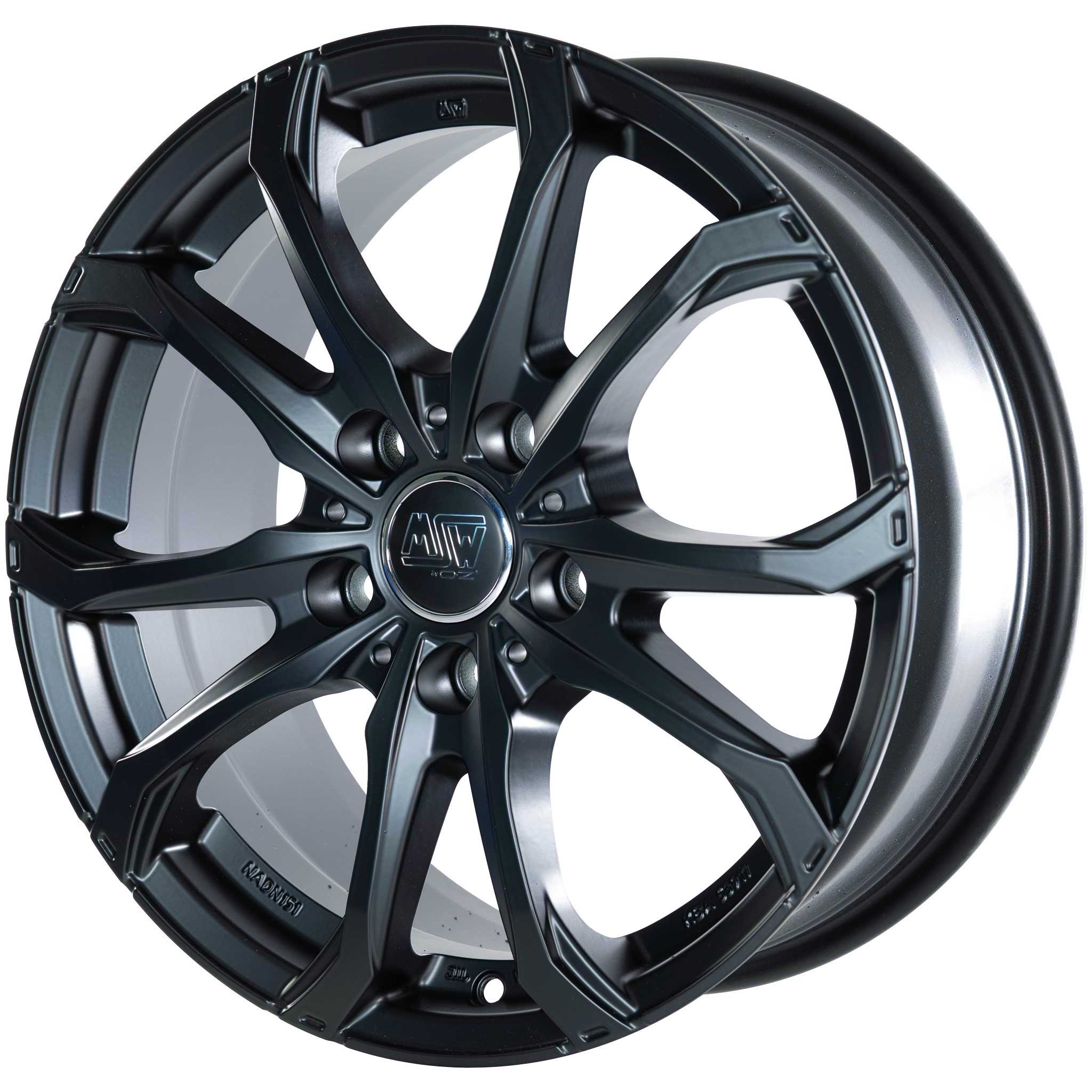 MSW 48 Matt Black Alloy Wheel Product Image #2