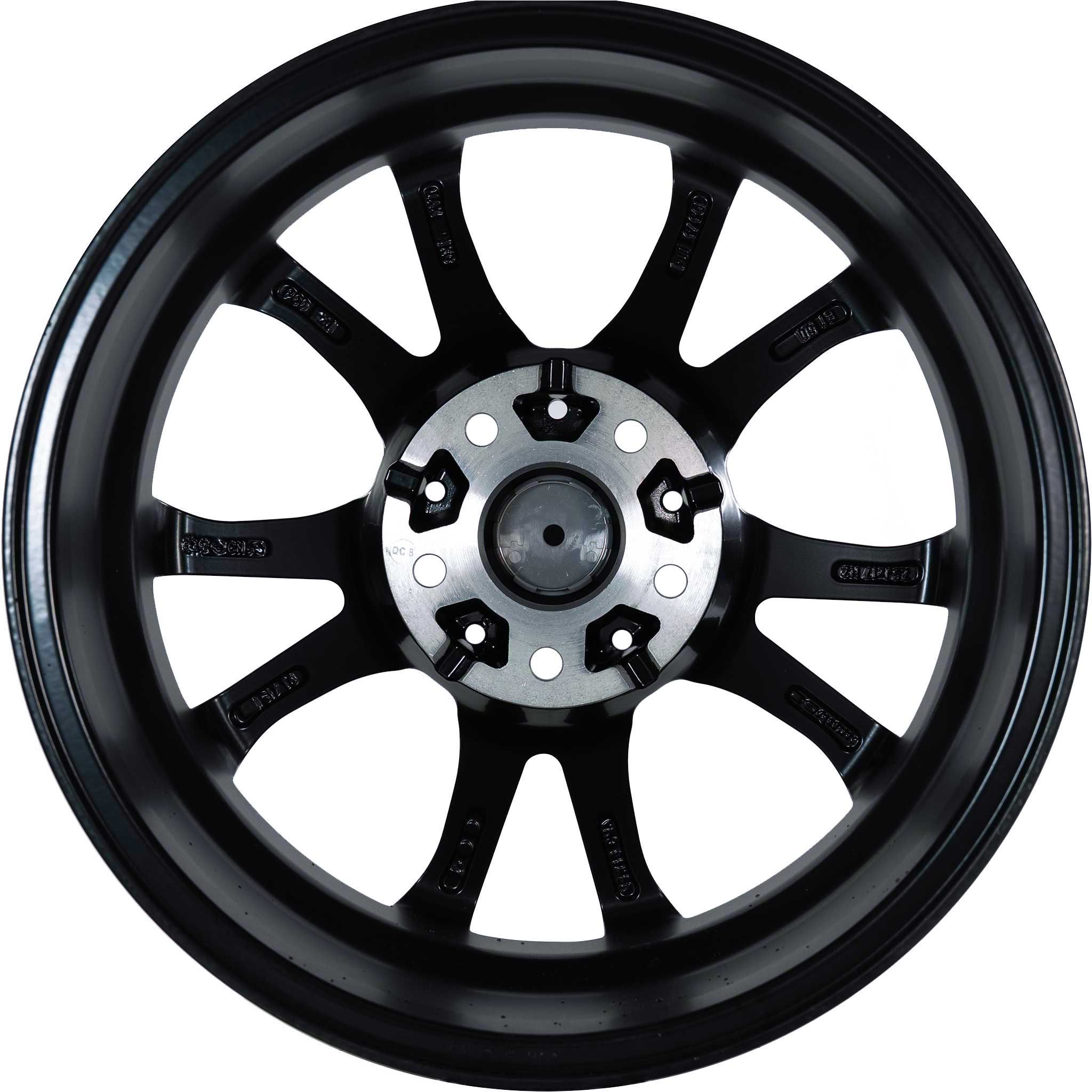 MSW 48 Matt Black Alloy Wheel Product Image #3