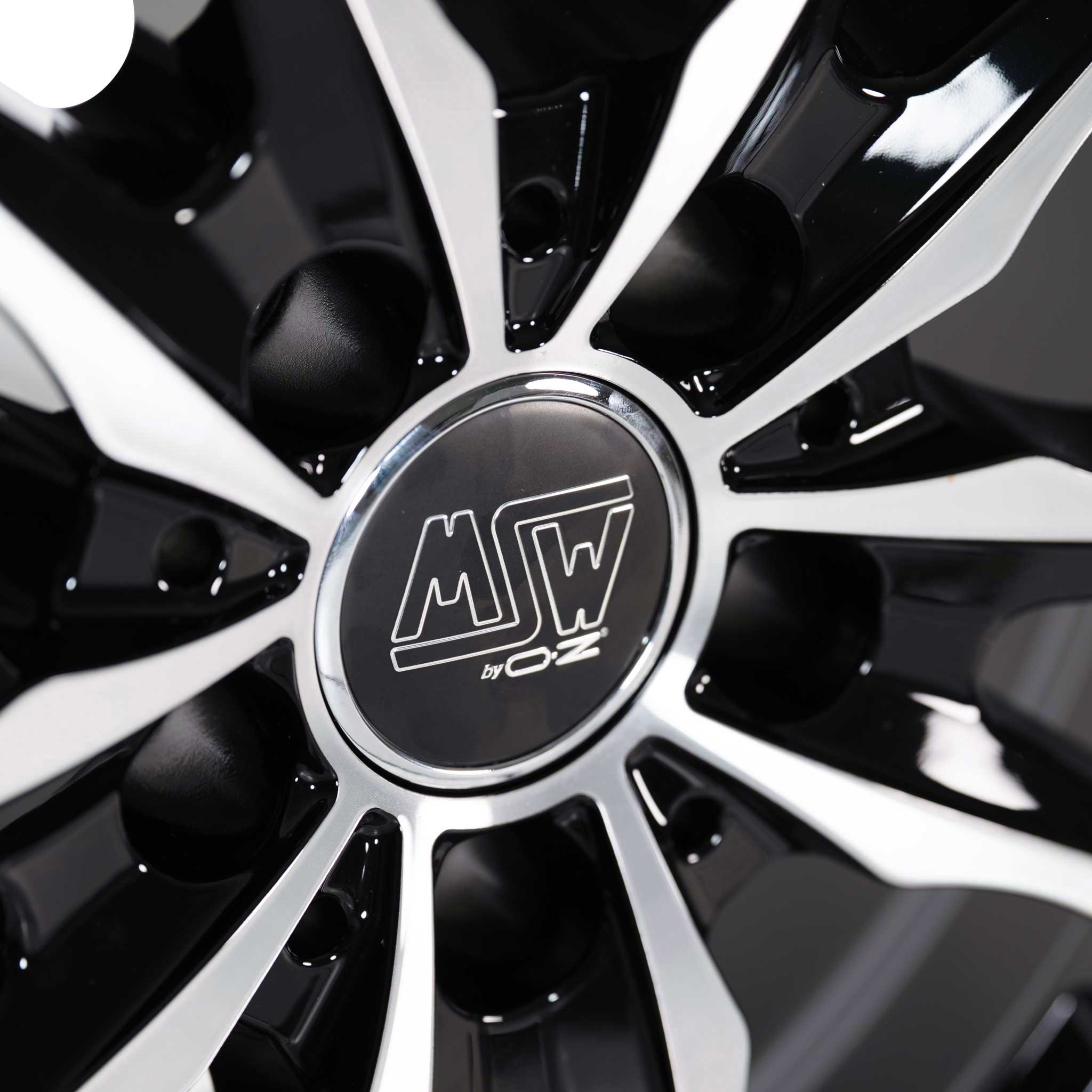 MSW 48 Gloss Black Full Polished Alloy Wheel Product Image #5