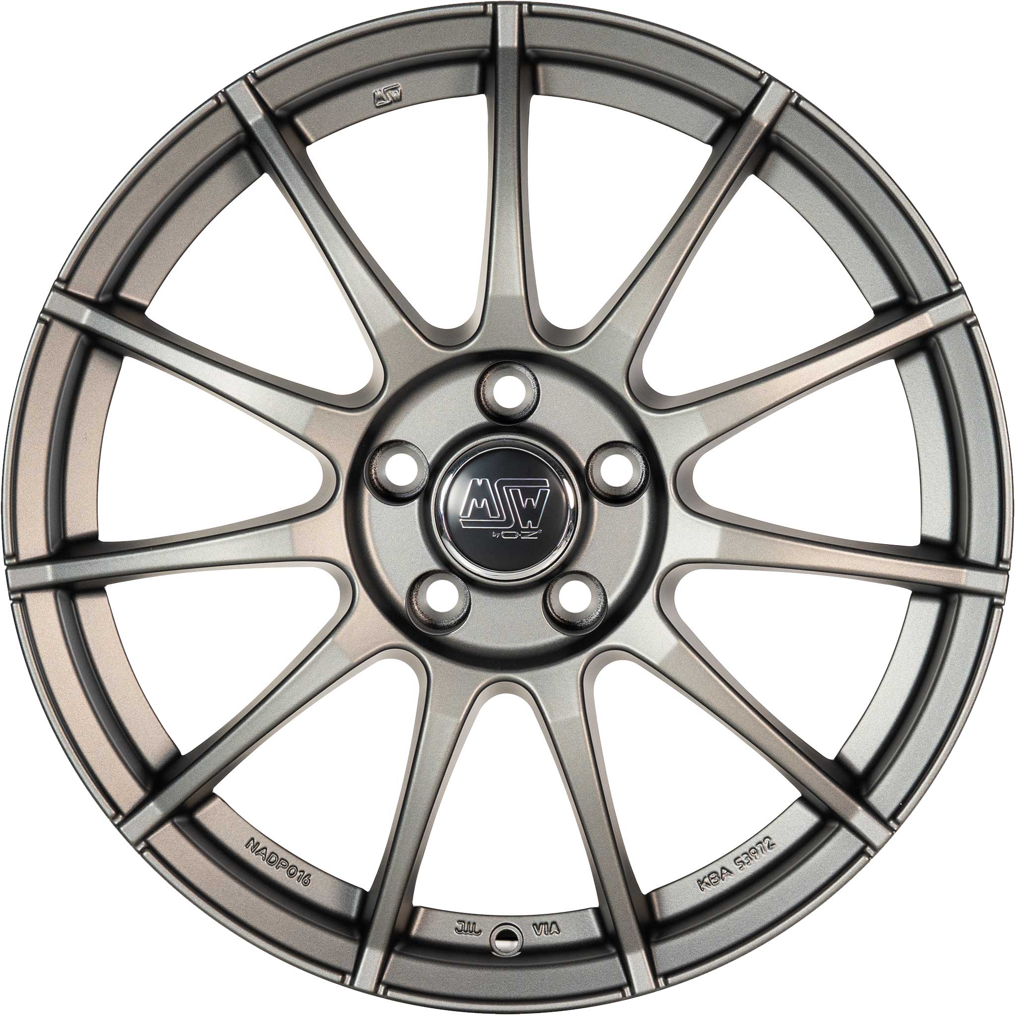 MSW 85 Matt Graphite Alloy Wheel Product Image #1