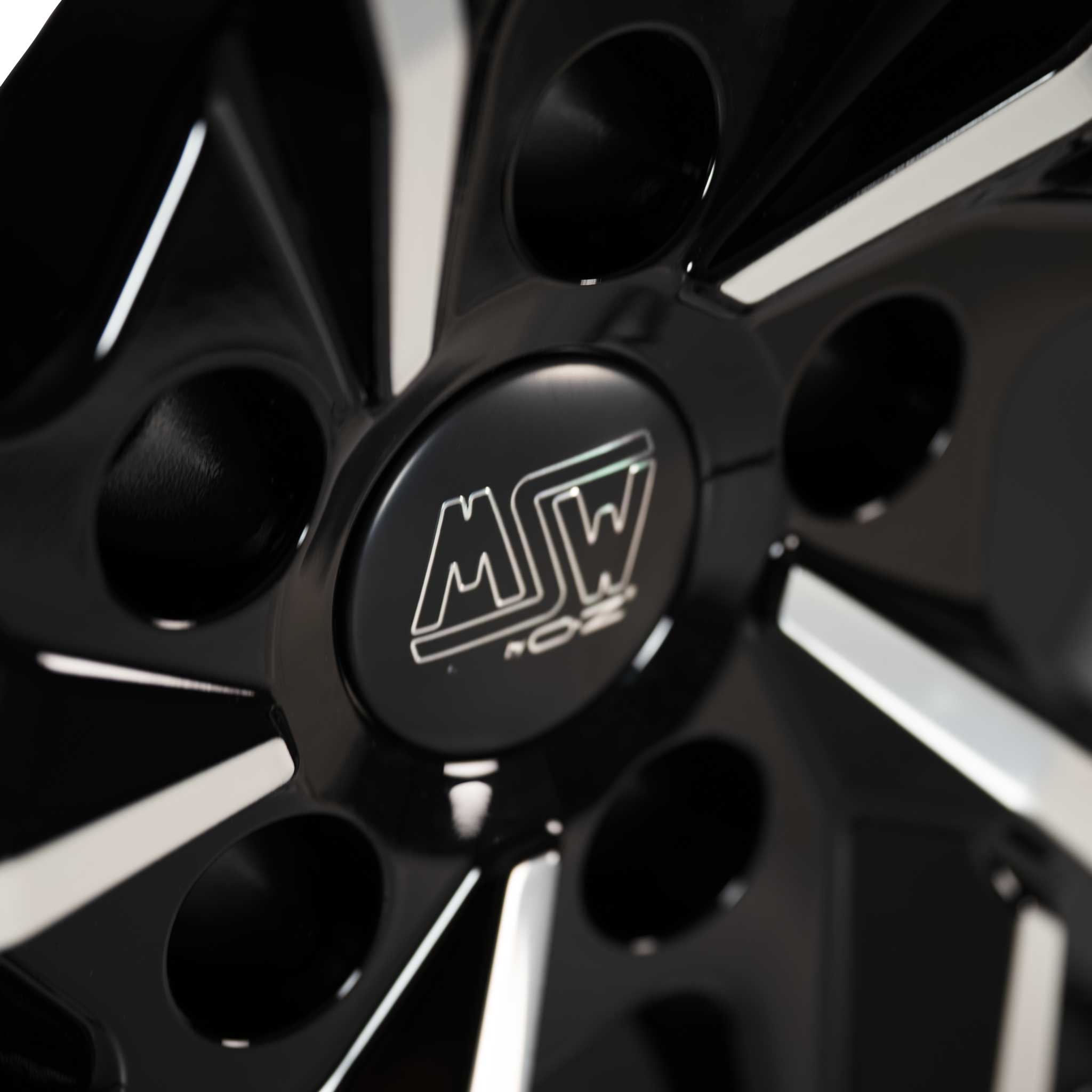 MSW 80/5 Gloss Black Full Polish Alloy Wheel Product Image #3