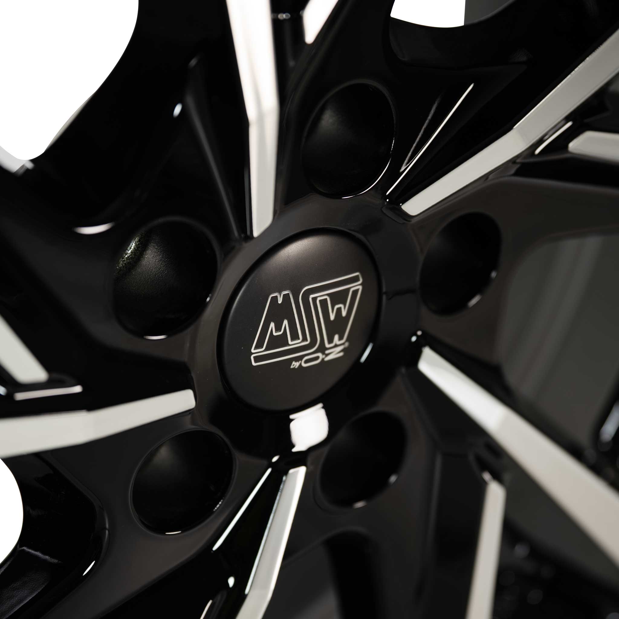 MSW 80/5 Gloss Black Full Polish Alloy Wheel Product Image #4