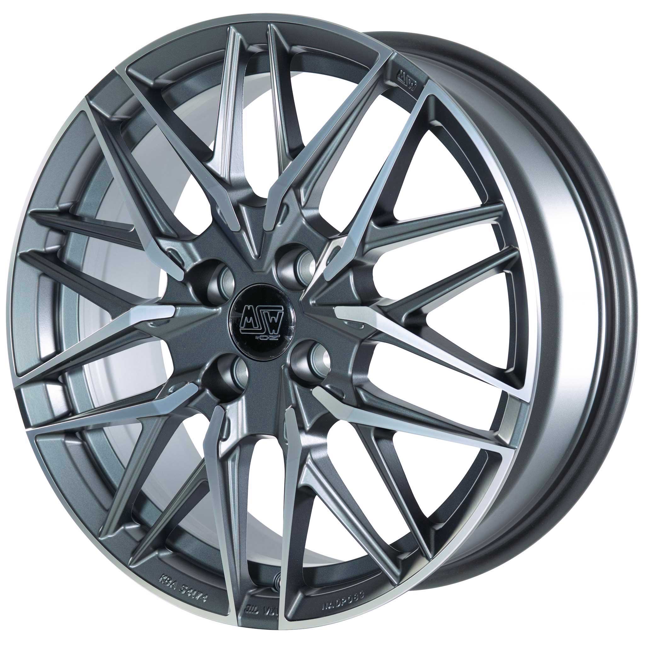 MSW 50/4 Gunmetal Polished Alloy Wheel Product Image #3