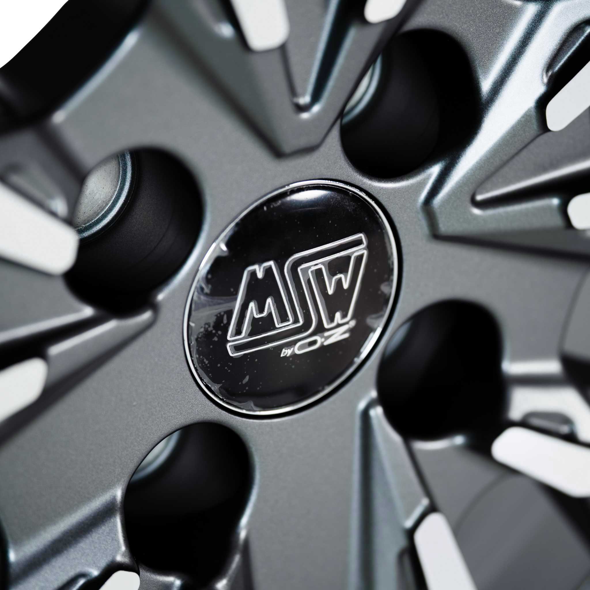 MSW 50/4 Gunmetal Polished Alloy Wheel Product Image #5