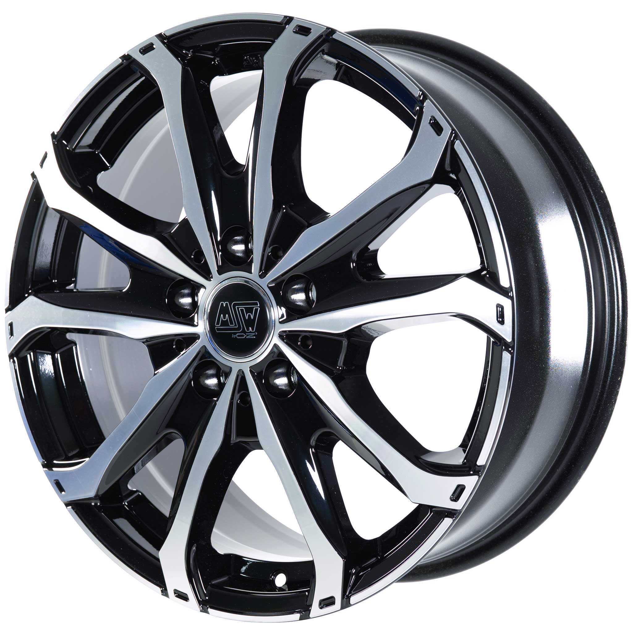 MSW 48 Van Gloss Black Full Polished Alloy Wheel Product Image #3