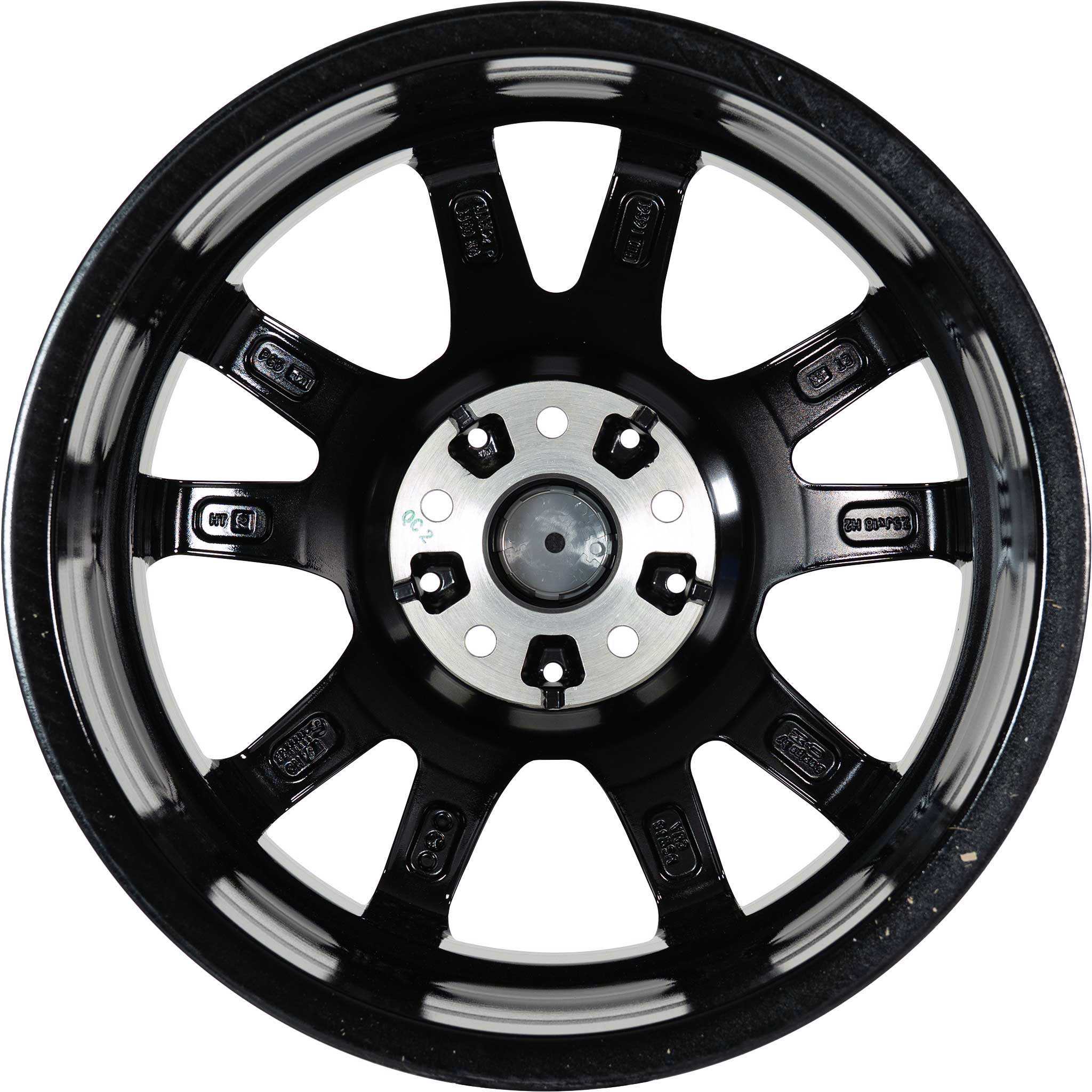 MSW 48 Van Gloss Black Full Polished Alloy Wheel Product Image #4