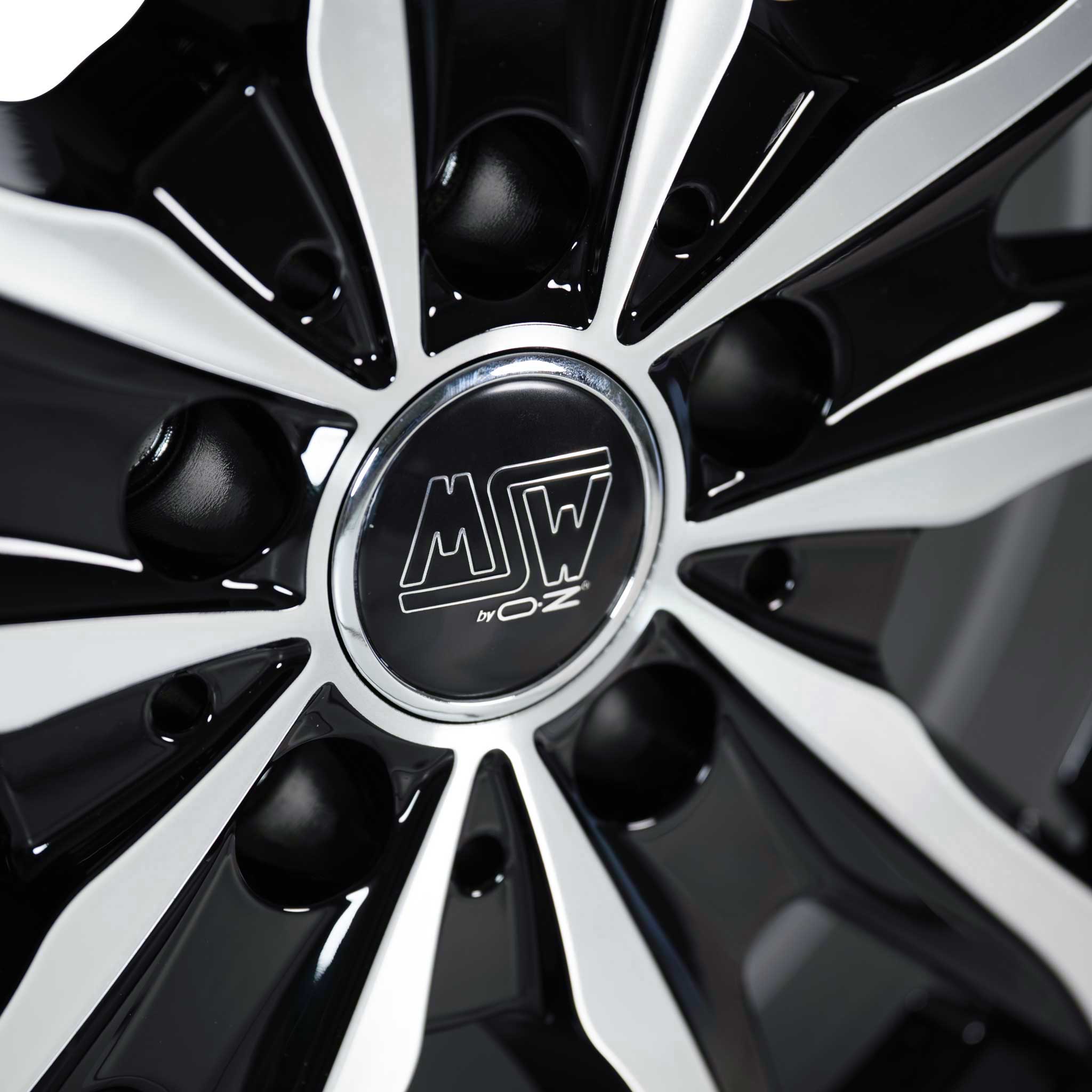 MSW 48 Van Gloss Black Full Polished Alloy Wheel Product Image #5