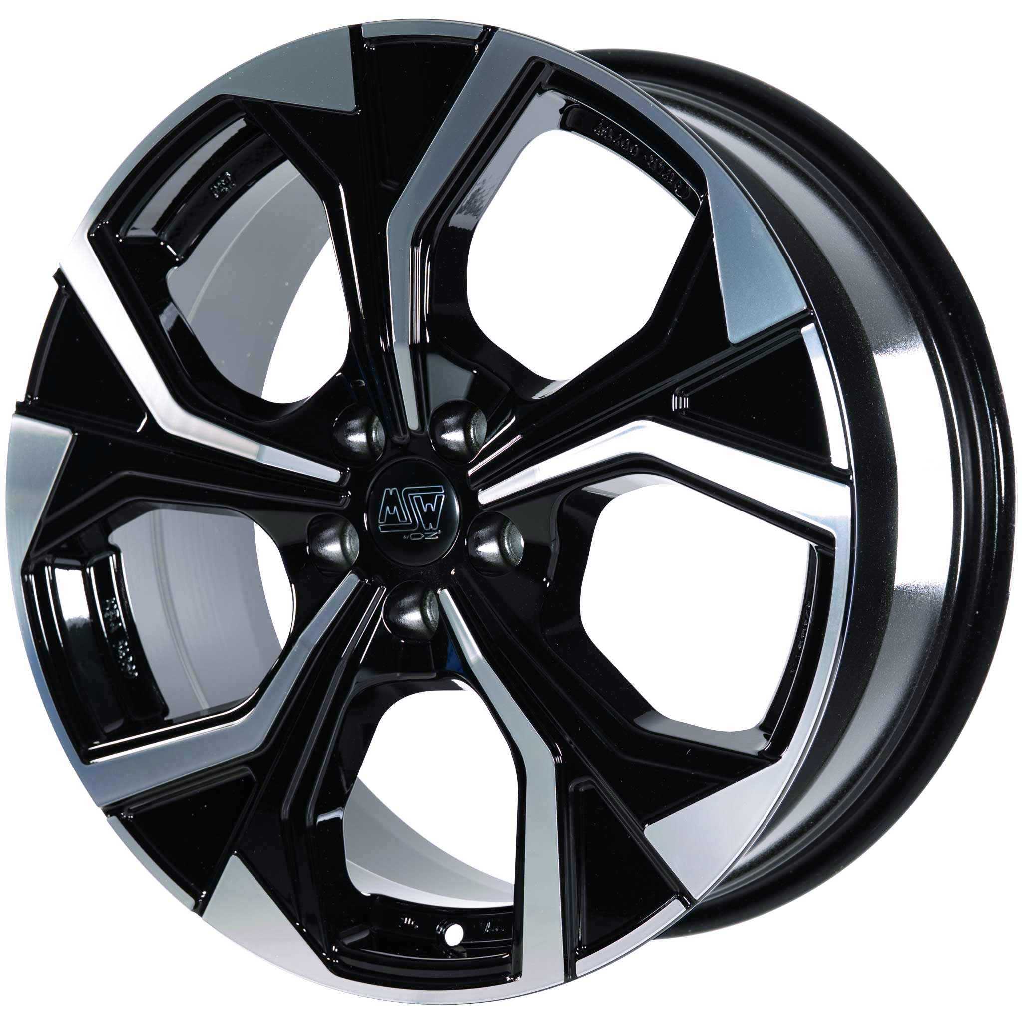 MSW 43 Gloss Black Full Polished Alloy Wheel Product Image #4