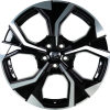 MSW 43 Gloss Black Full Polished Wheel Img 1