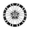 MSW 20 Matt Black Full Polished Wheel Img 1