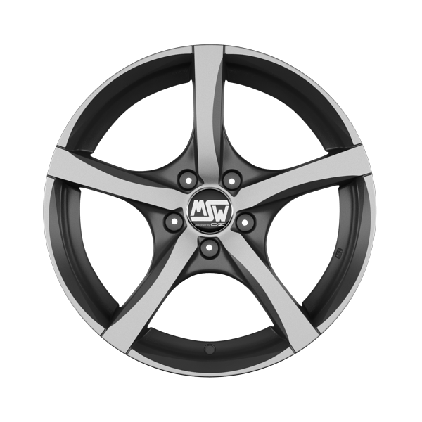 MSW 23 Gunmetal Polished Alloy Wheel Product Image #1